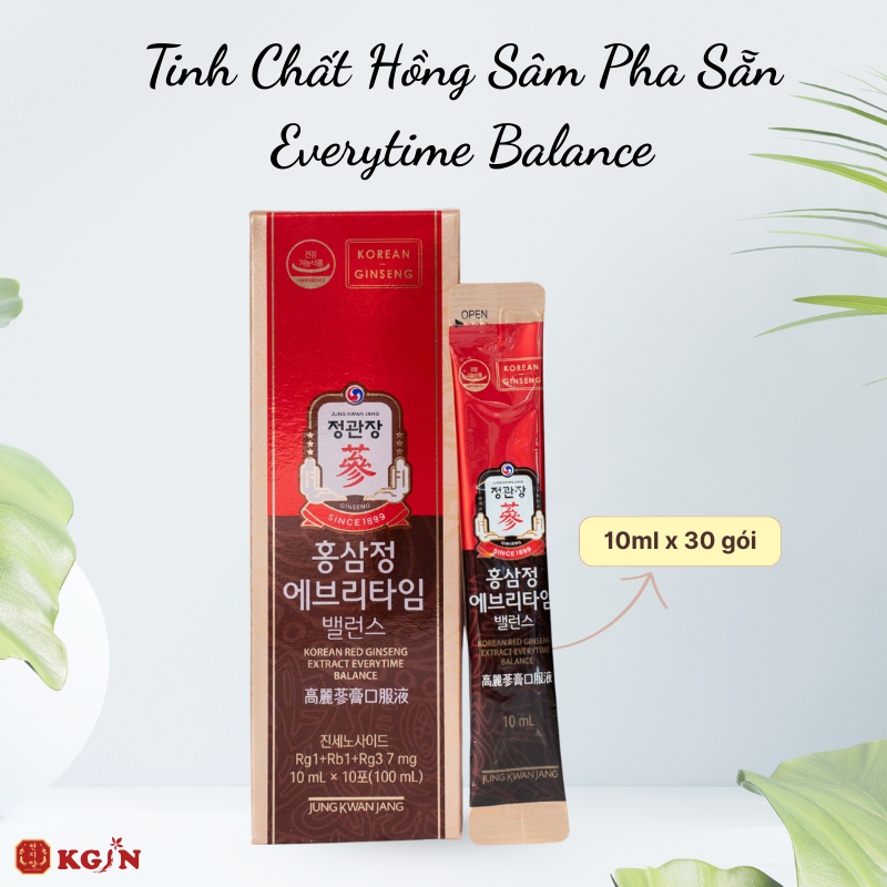 Tinh chất hồng sâm Everytime Balance KGC